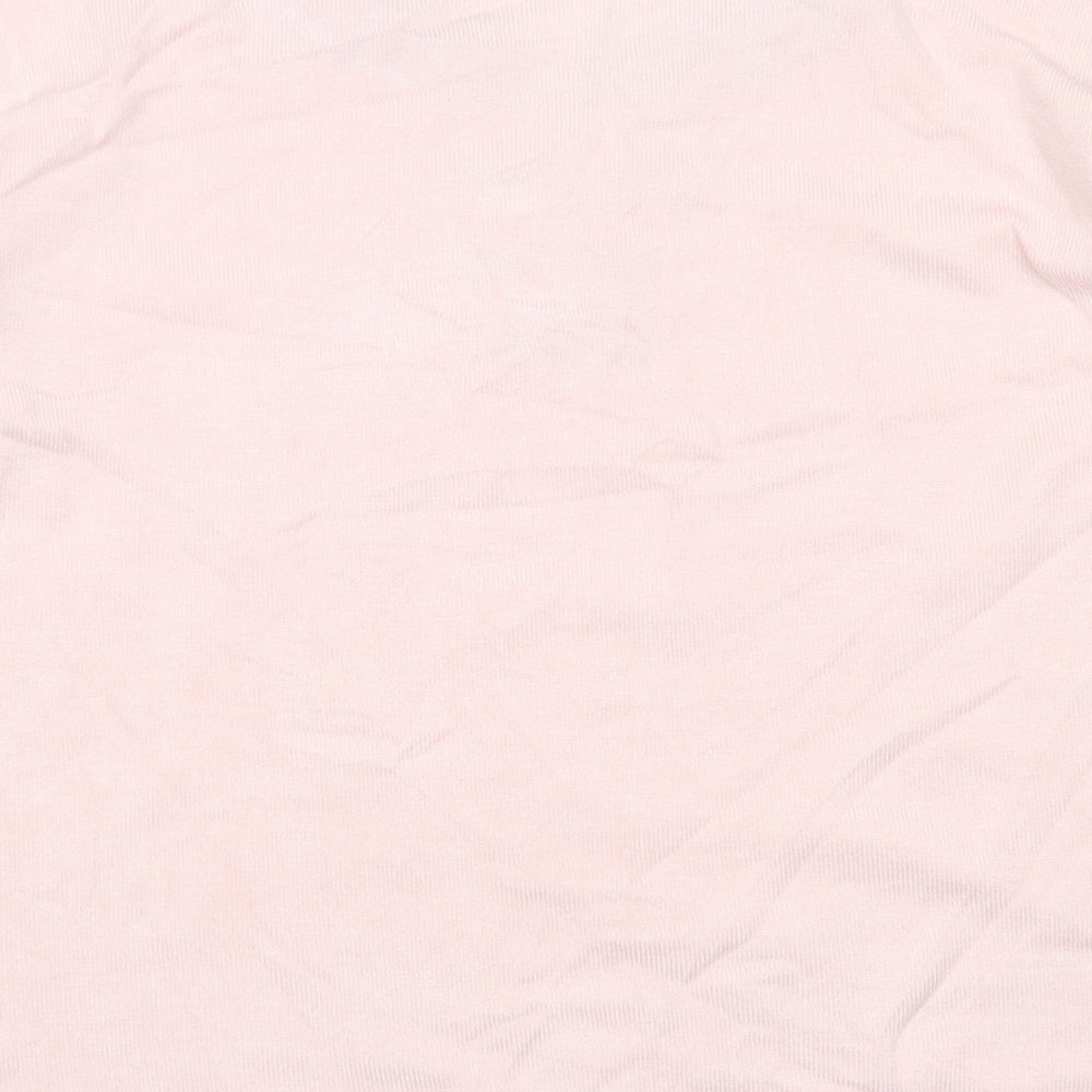 CC Womens Pink Crew Neck  Viscose Pullover Jumper Size M