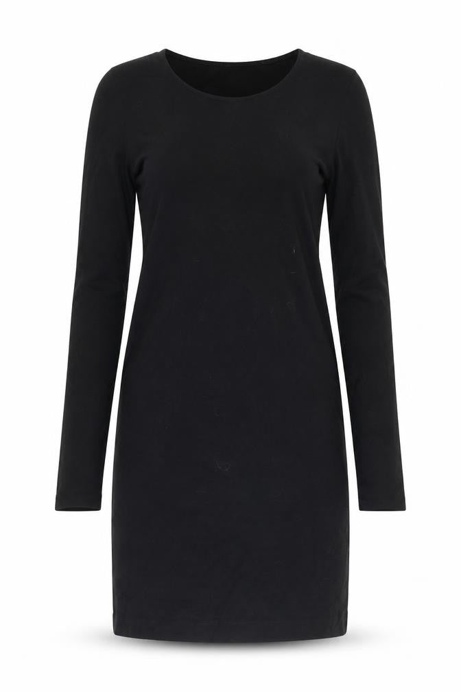 H&M Womens Black  Cotton Bodycon  Size XS  Round Neck