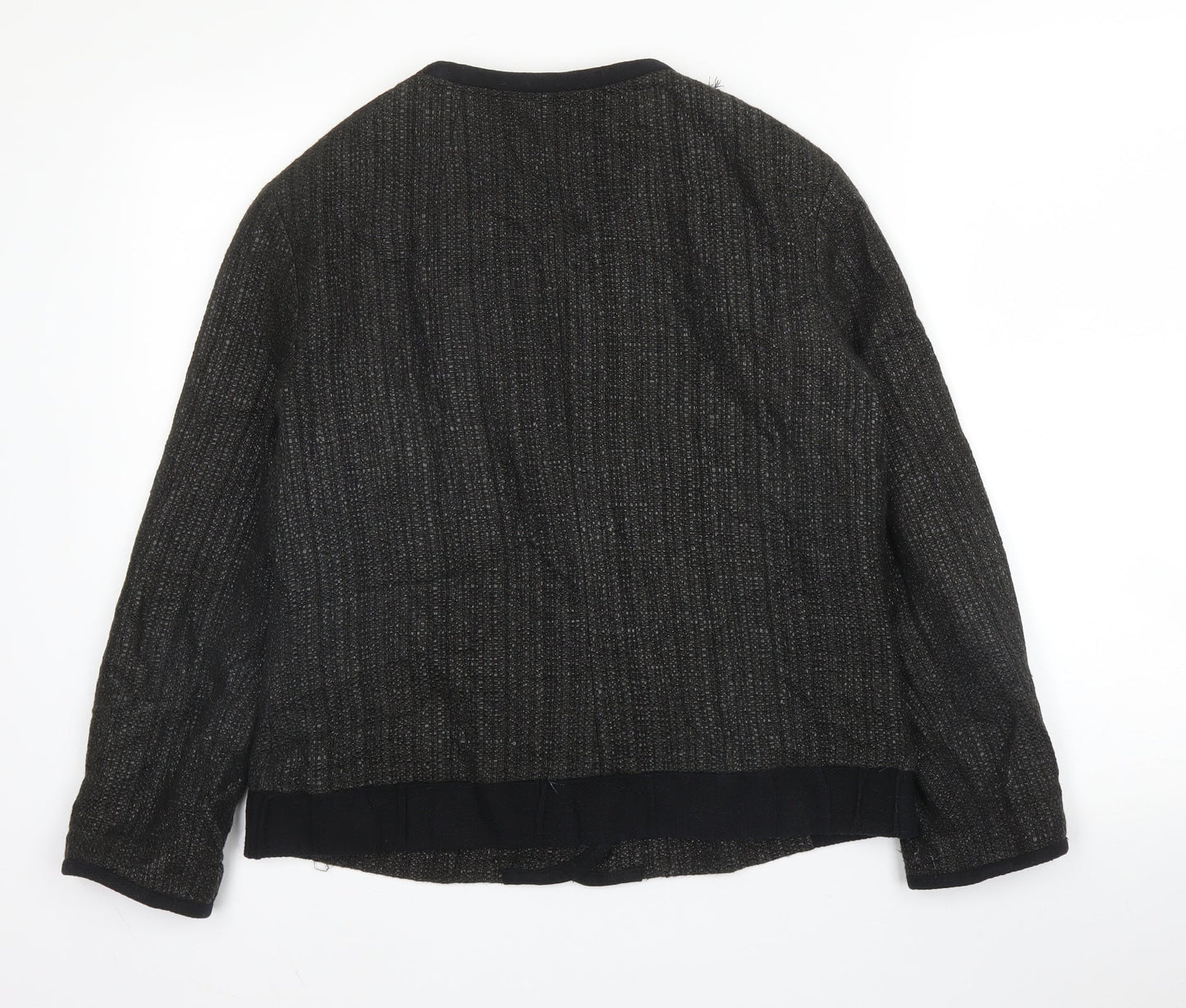 NEXT Womens Grey  Viscose Jacket Blazer Size 14