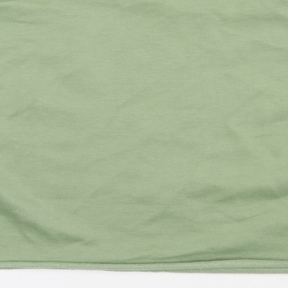 Primark Womens Green  Cotton Pullover Sweatshirt Size XS
