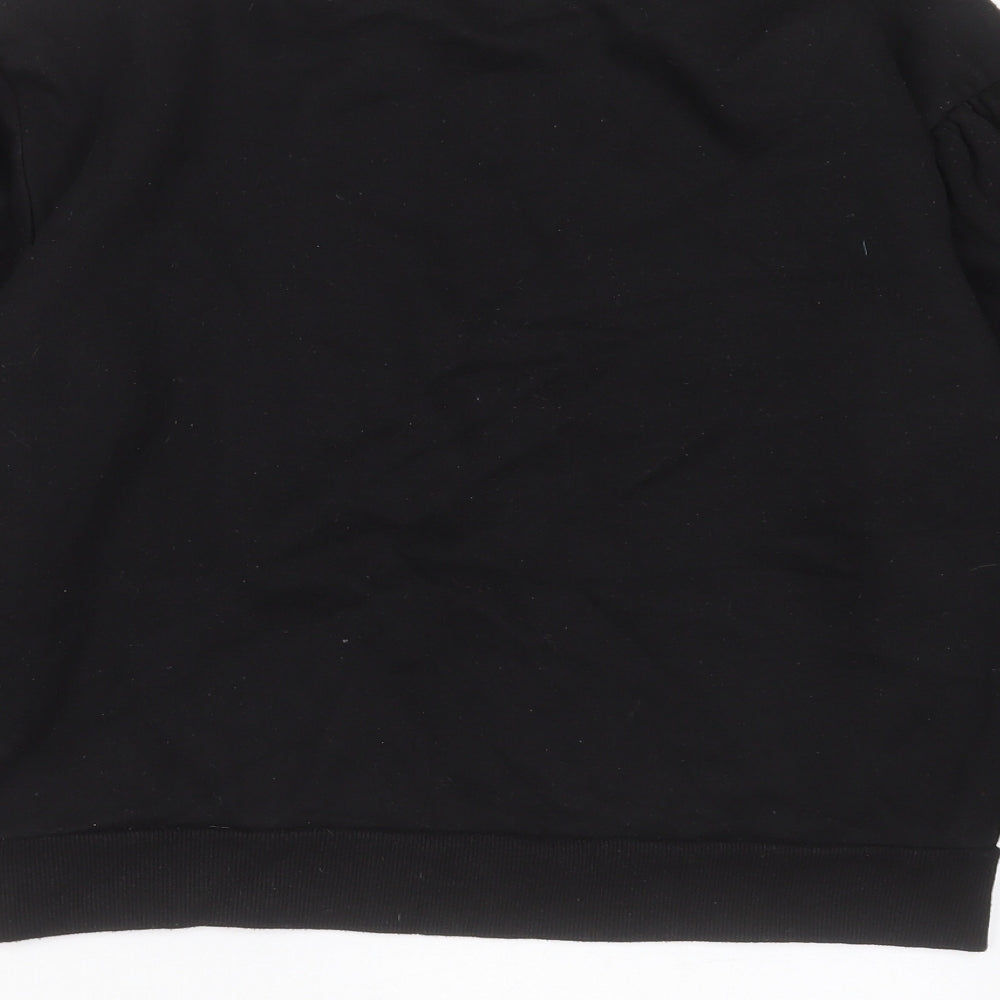 Primark Womens Black  Polyester Pullover Sweatshirt Size XS