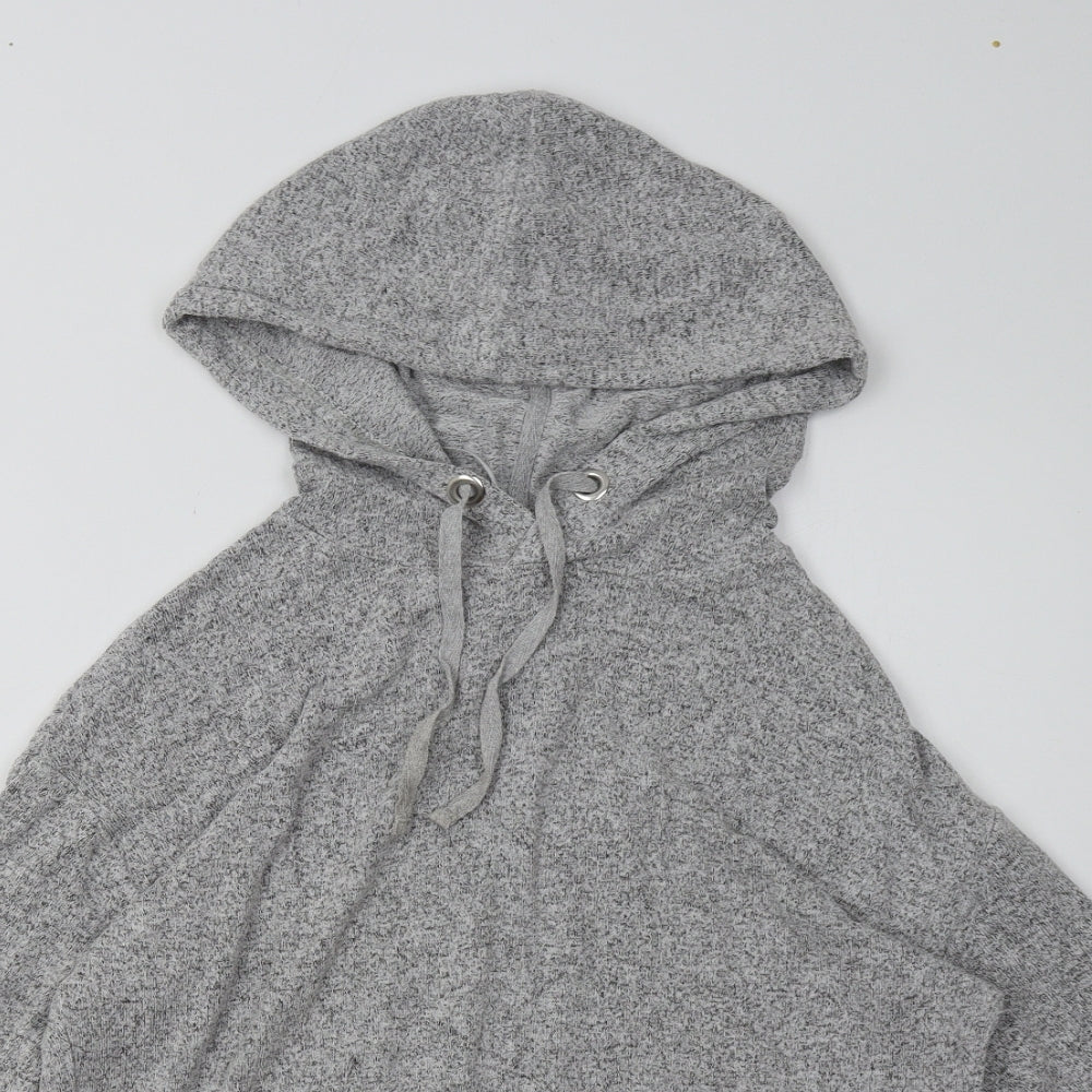 sainsburys Womens Grey  Polyester Pullover Hoodie Size 10  Pullover