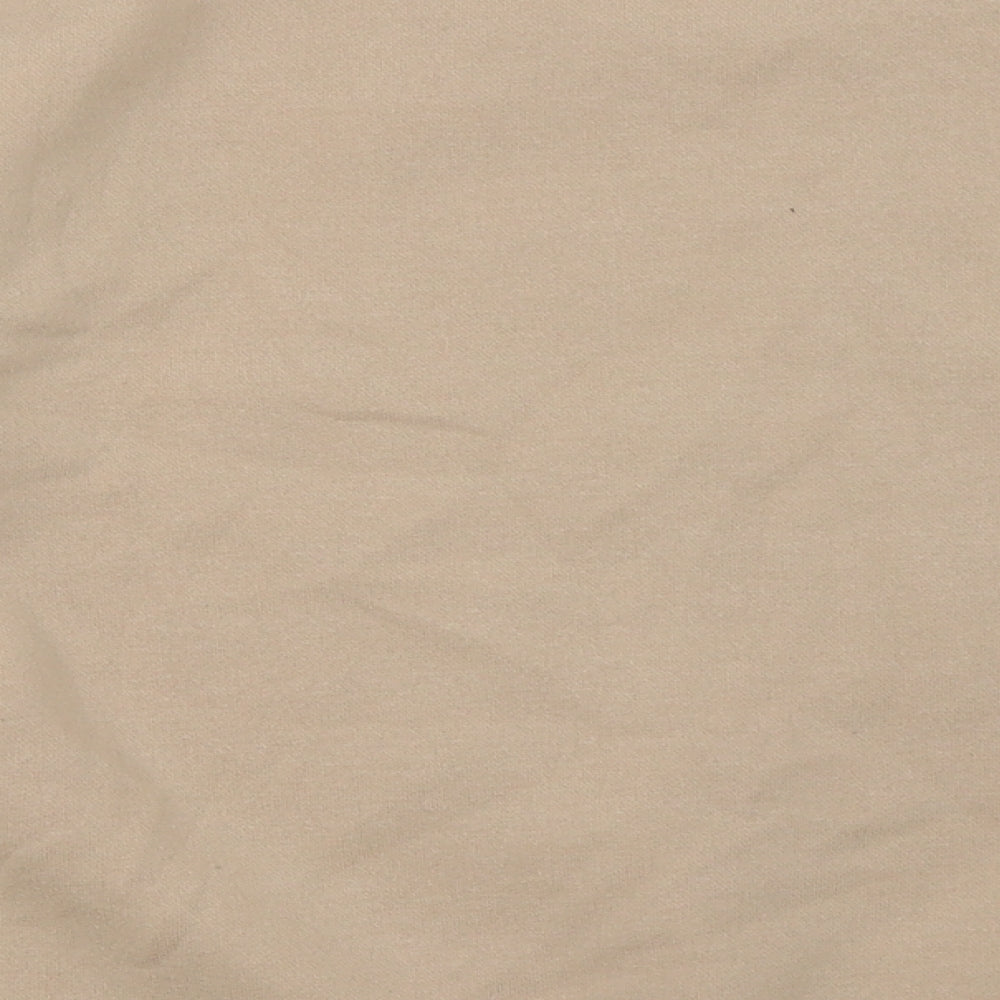 Primark Womens Beige  Polyester Pullover Sweatshirt Size S  Pullover - be nice or go away