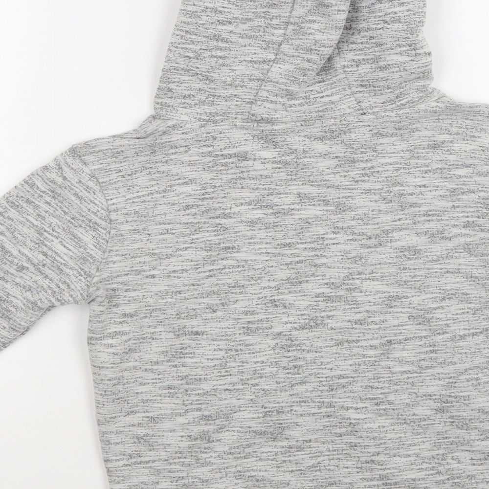 George Boys Grey  Cotton Pullover Hoodie Size 6-7 Years