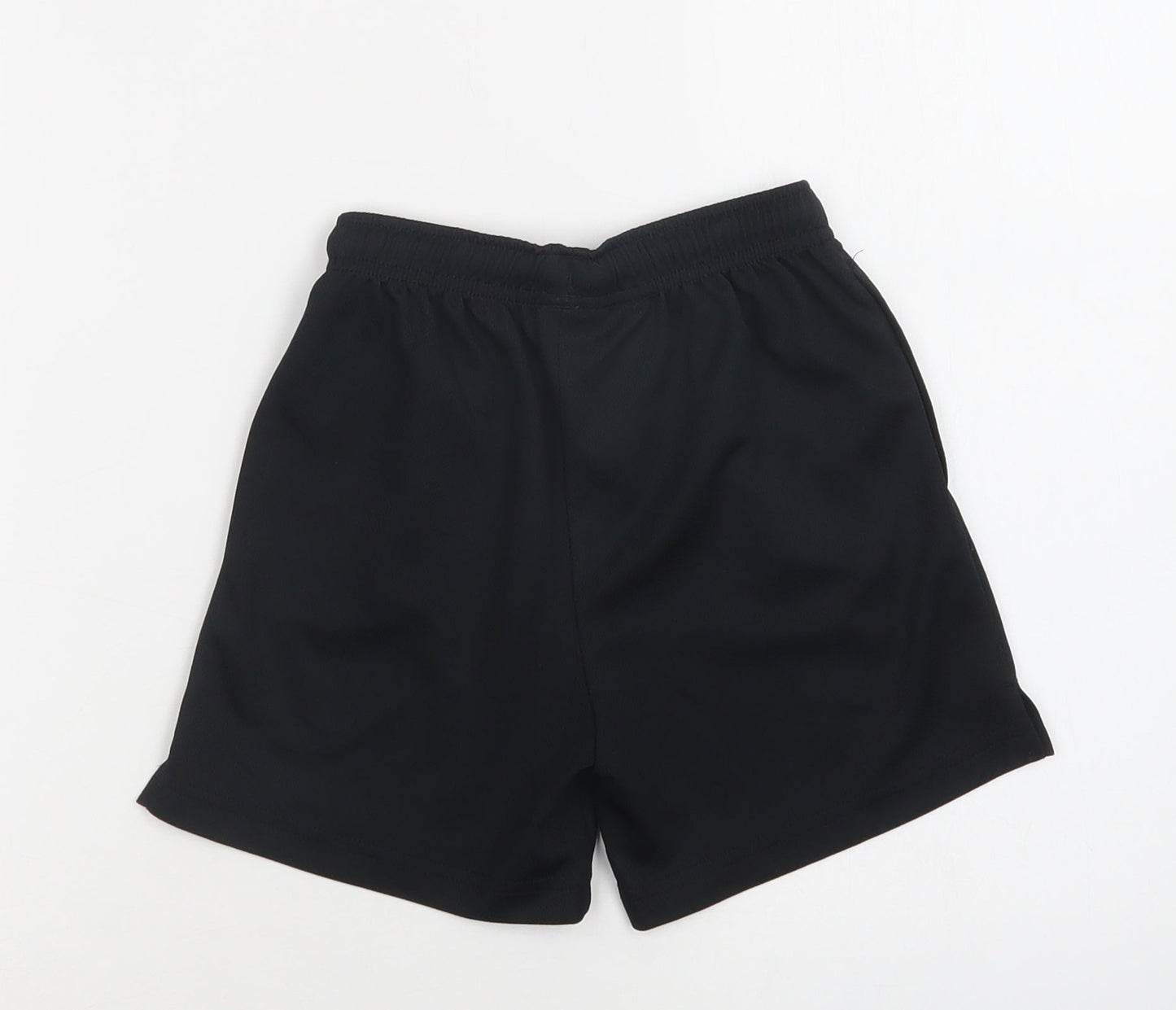 Next` Boys Black  Polyester Sweat Shorts Size 6 Years  Regular Drawstring - School Wear