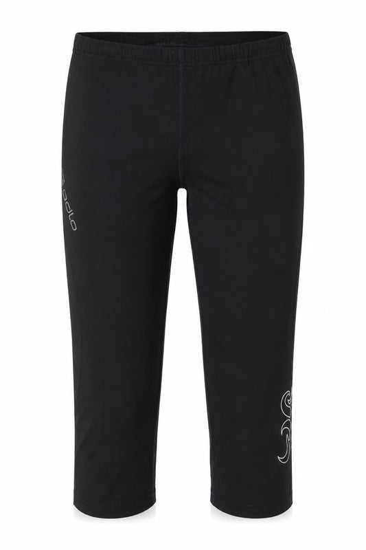 Odlo Womens Black  Polyester Capri Leggings Size M