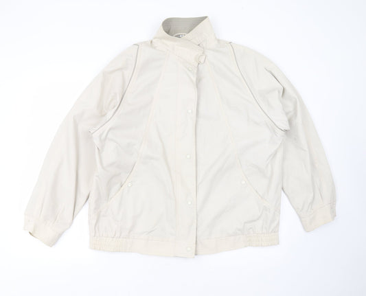 TELEMAC Womens Beige   Jacket  Size 18  Zip