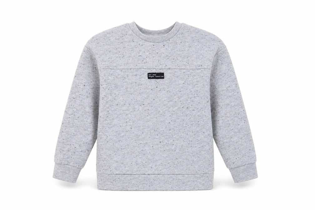 George Boys Grey  Polyester Pullover Sweatshirt Size 5-6 Years   - not now maybe tomorrow