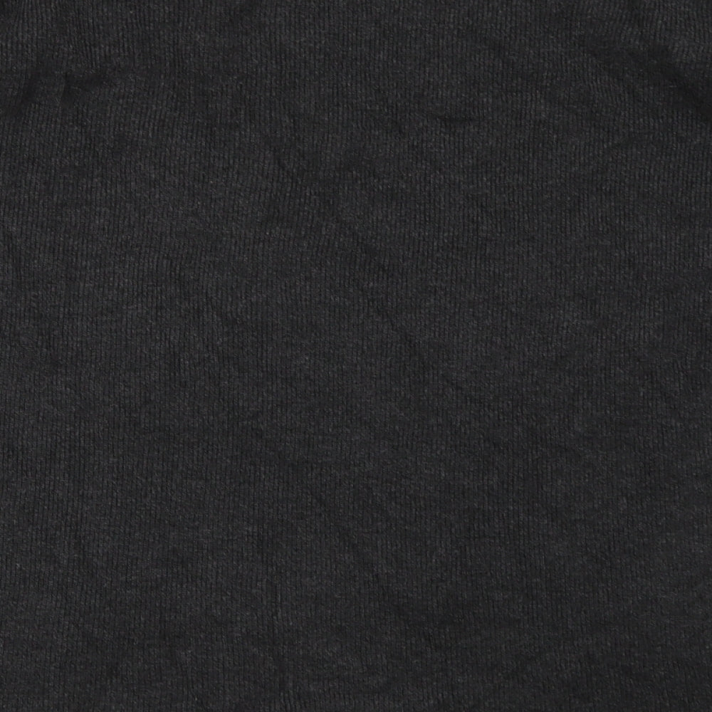 Warehouse Womens Grey  Viscose Pullover Sweatshirt Size 6  Pullover