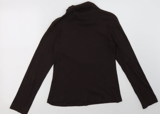 Matalan Womens Brown  Cotton Pullover Sweatshirt Size 12  Pullover