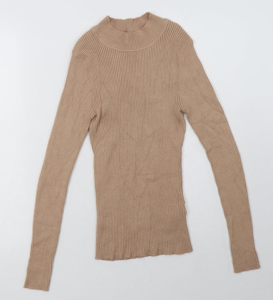 Primark Womens Beige  Polyester Pullover Sweatshirt Size 10  Pullover