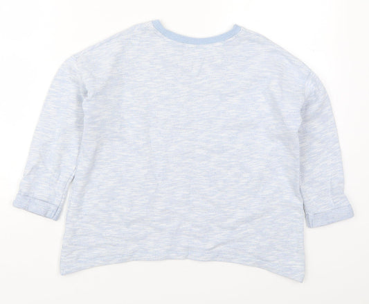 NEXT Girls Black  Cotton Pullover Sweatshirt Size 6 Years  Pullover - Yeah