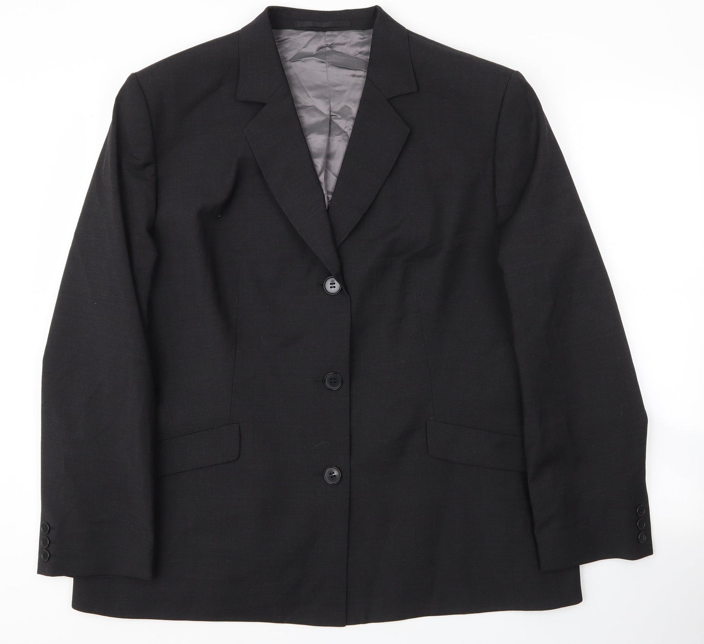 Wardrobes Mens Grey  Polyester Jacket Suit Jacket Size 48
