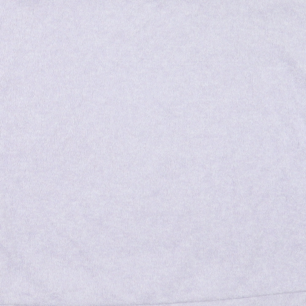 New Look Womens Purple Round Neck  Polyester Pullover Jumper Size M