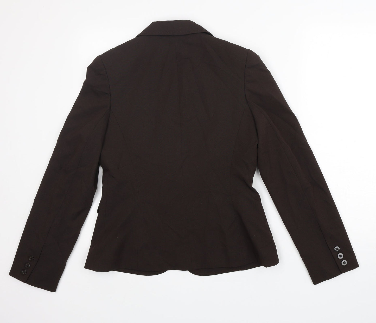 Dorothy Perkins Womens Brown  Polyester Jacket Suit Jacket    - Fake pockets