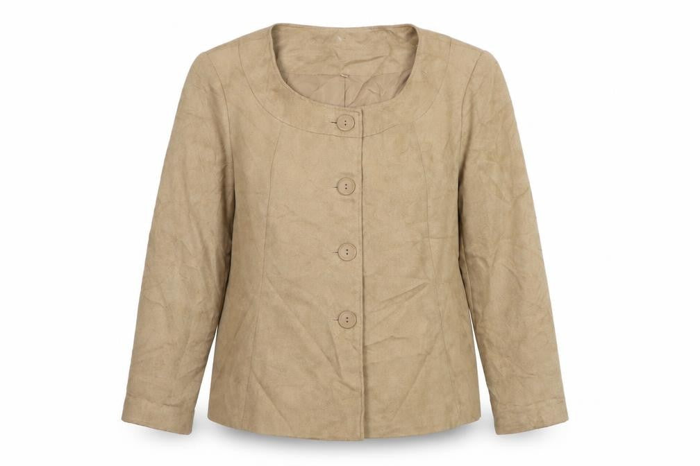 EWM Womens Brown   Jacket Coat Size 18  Button