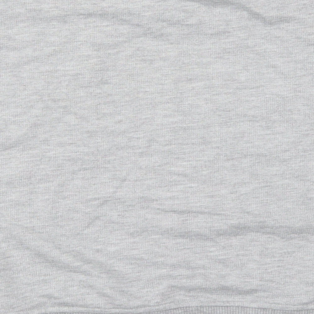 ASOS Womens Grey  Cotton Pullover Sweatshirt Size 8  Pullover