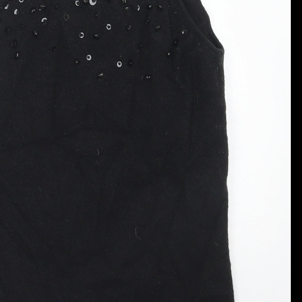 Fenn Wright Manson Womens Grey  Wool Cropped Tank Size S Square Neck