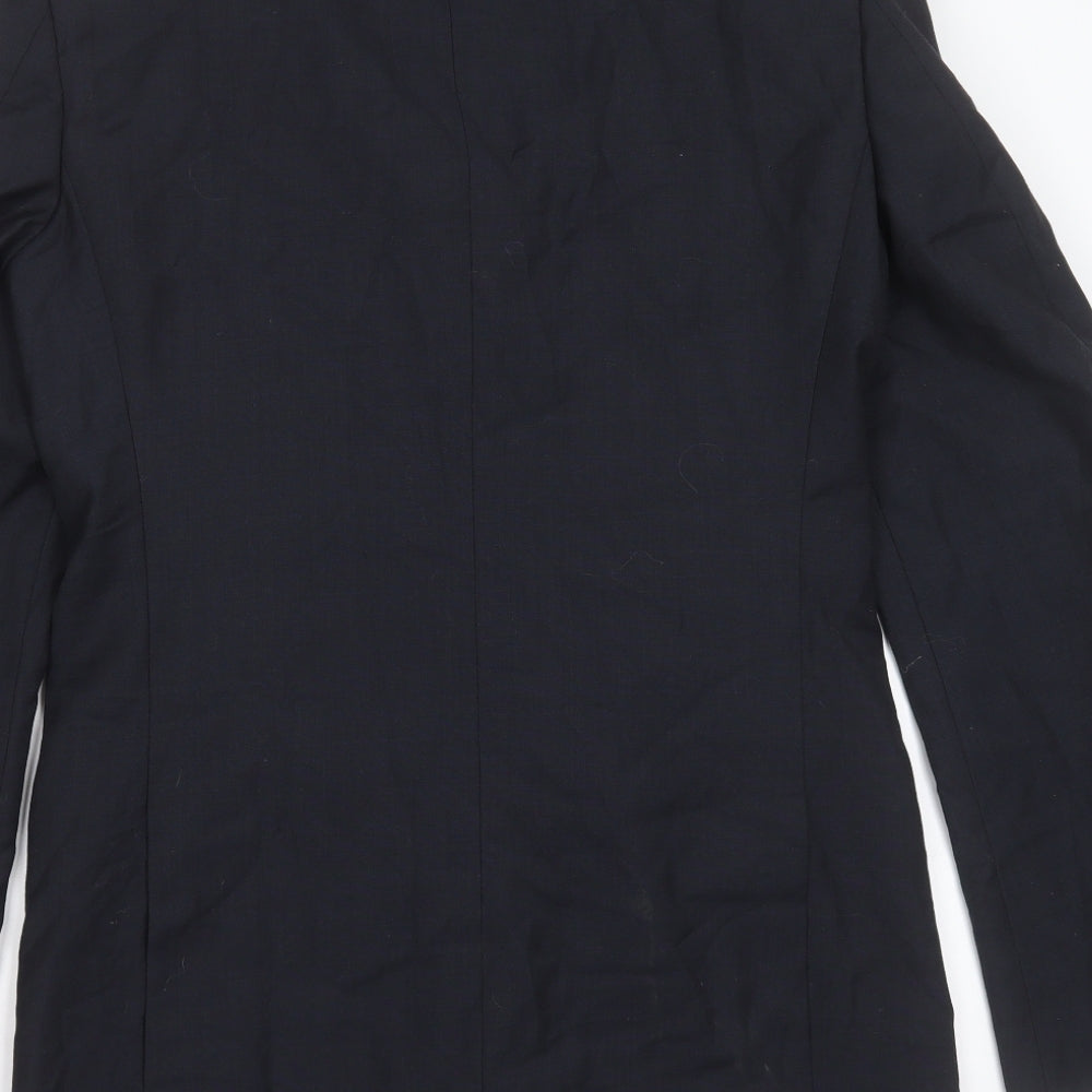 Marks and Spencer Mens Blue  Polyester Jacket Suit Jacket Size 36