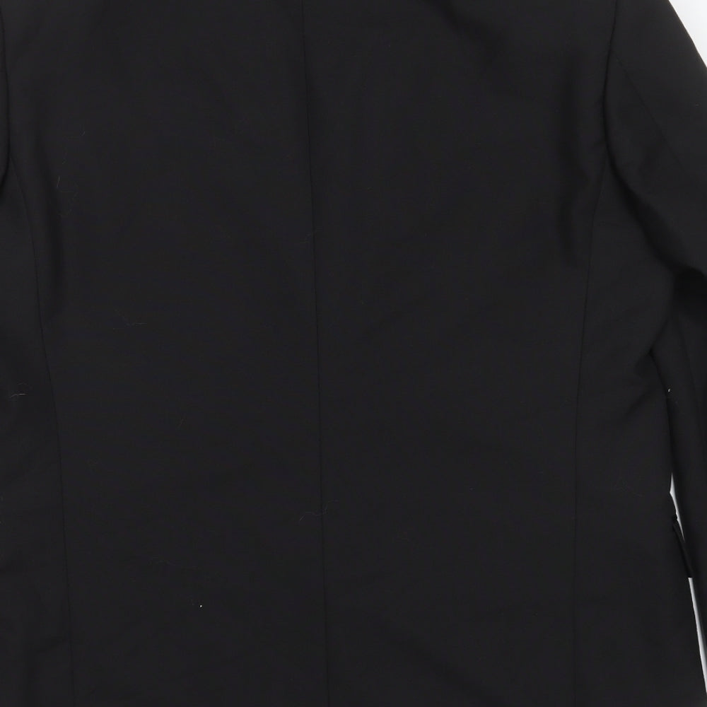 cito citterio Mens Black  Wool Jacket Suit Jacket Size 42
