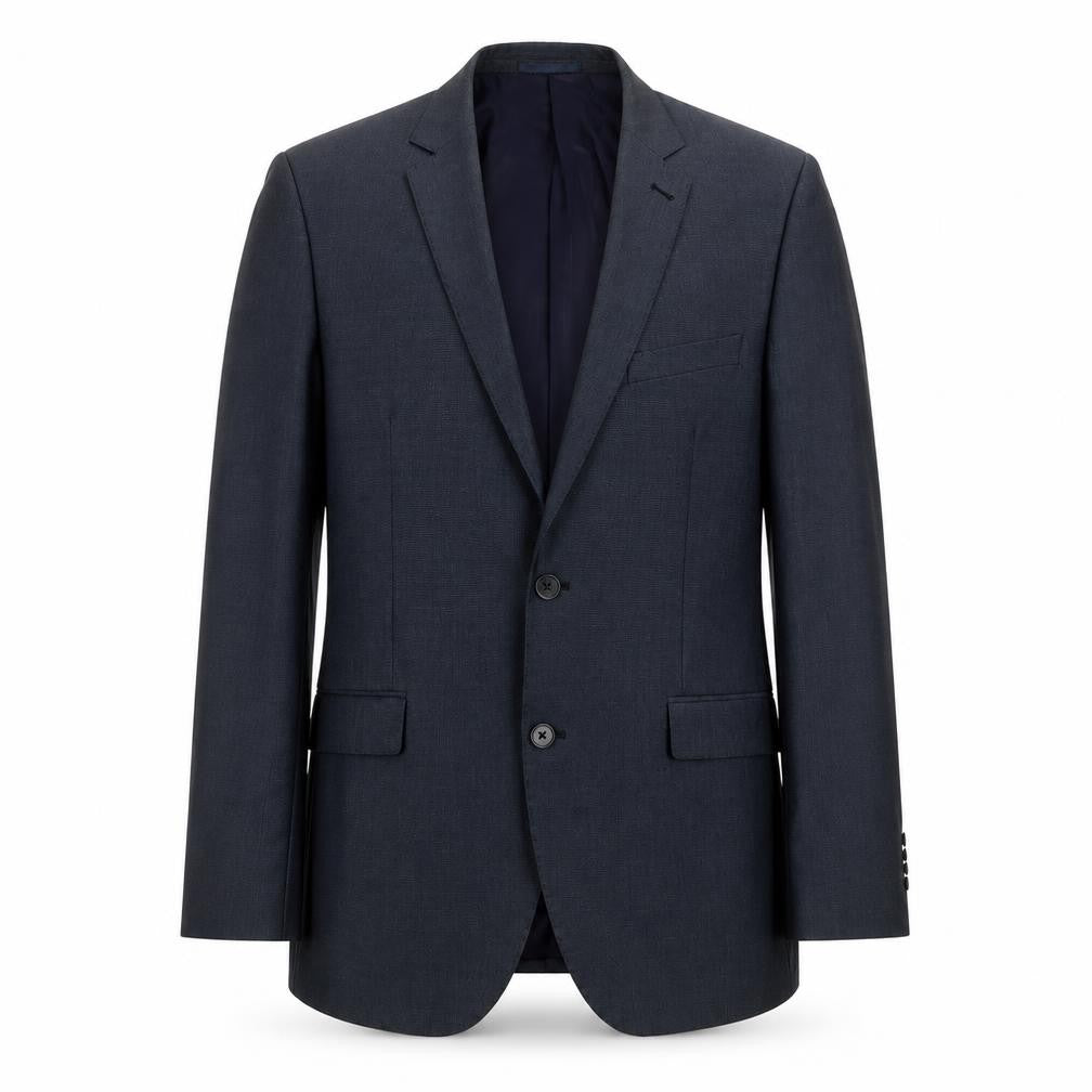 F&F Mens Blue  Polyester Jacket Suit Jacket Size 42