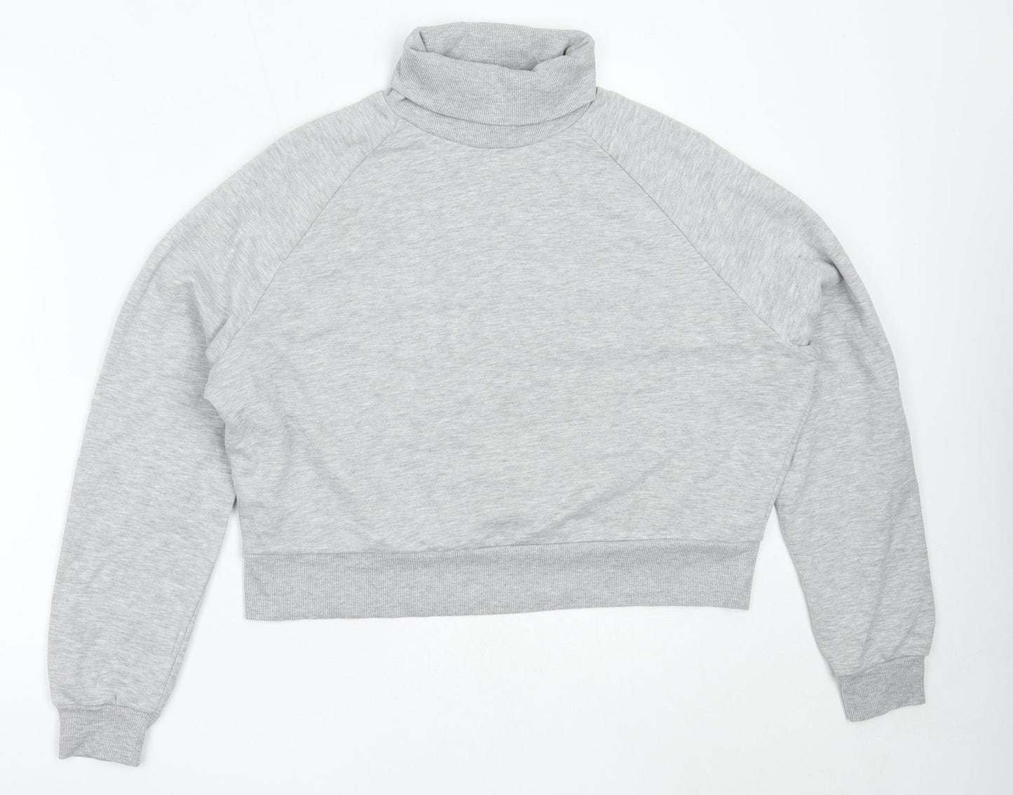 Primark Womens Grey  Cotton Pullover Sweatshirt Size M