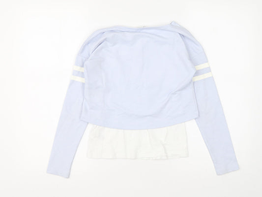 H&M Girls Multicoloured  Cotton Pullover Sweatshirt Size 9-10 Years   - Sweatshirt with T shirt