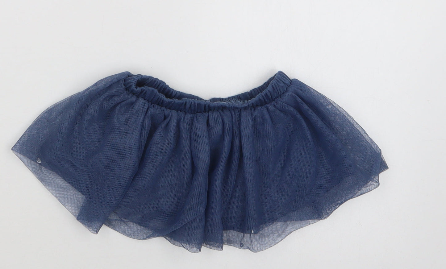 M&S Baby Blue  Polyester Skater Skirt Size 18-24 Months