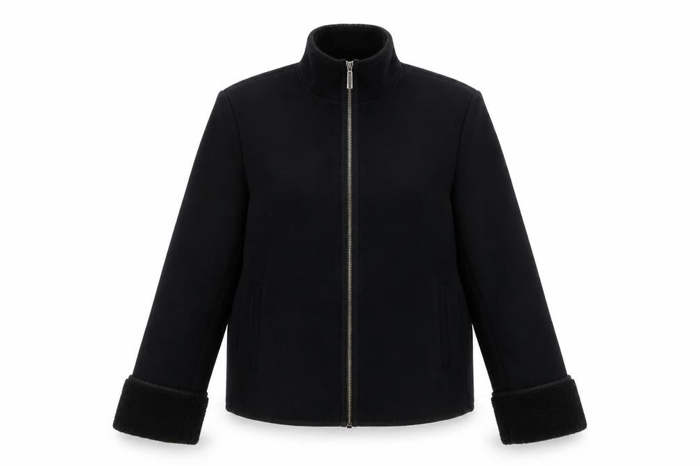 Next Womens Black   Jacket  Size 12  Zip