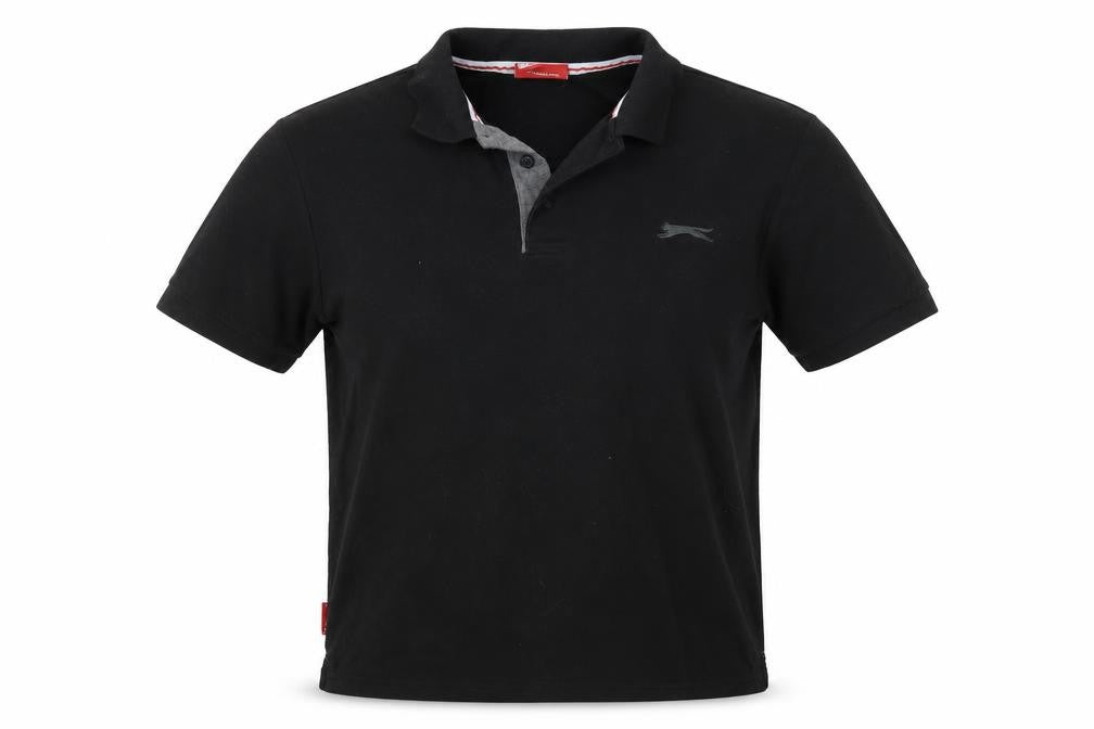 Sazenger Mens Black  Polyester  Polo Size XS Collared Pullover