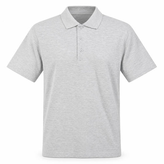 Uneek Mens Grey  Polyester  Polo Size S Collared Pullover
