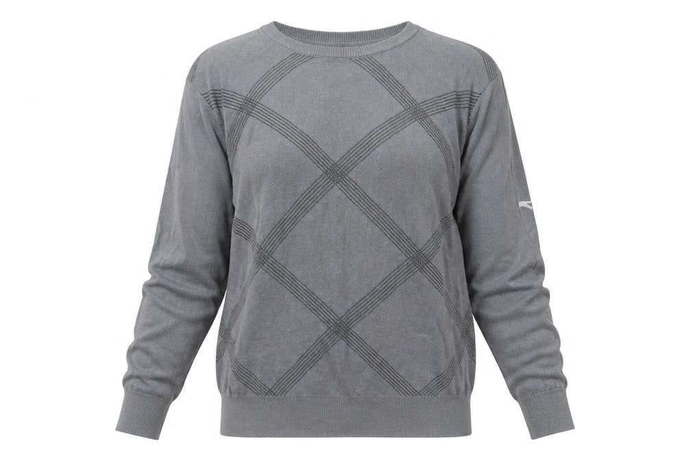 Womens UK 14 Regular Slazenger Grey Pullover Sweatshirt