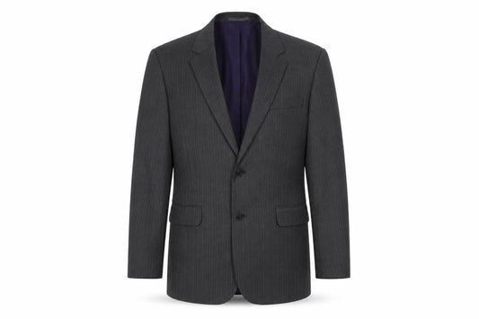 Taylor & Wright Mens Grey Striped  Jacket Blazer Size 38