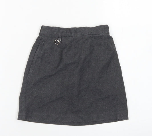 Banner Girls Grey  Polyester A-Line Set Size 4-5 Years  Regular