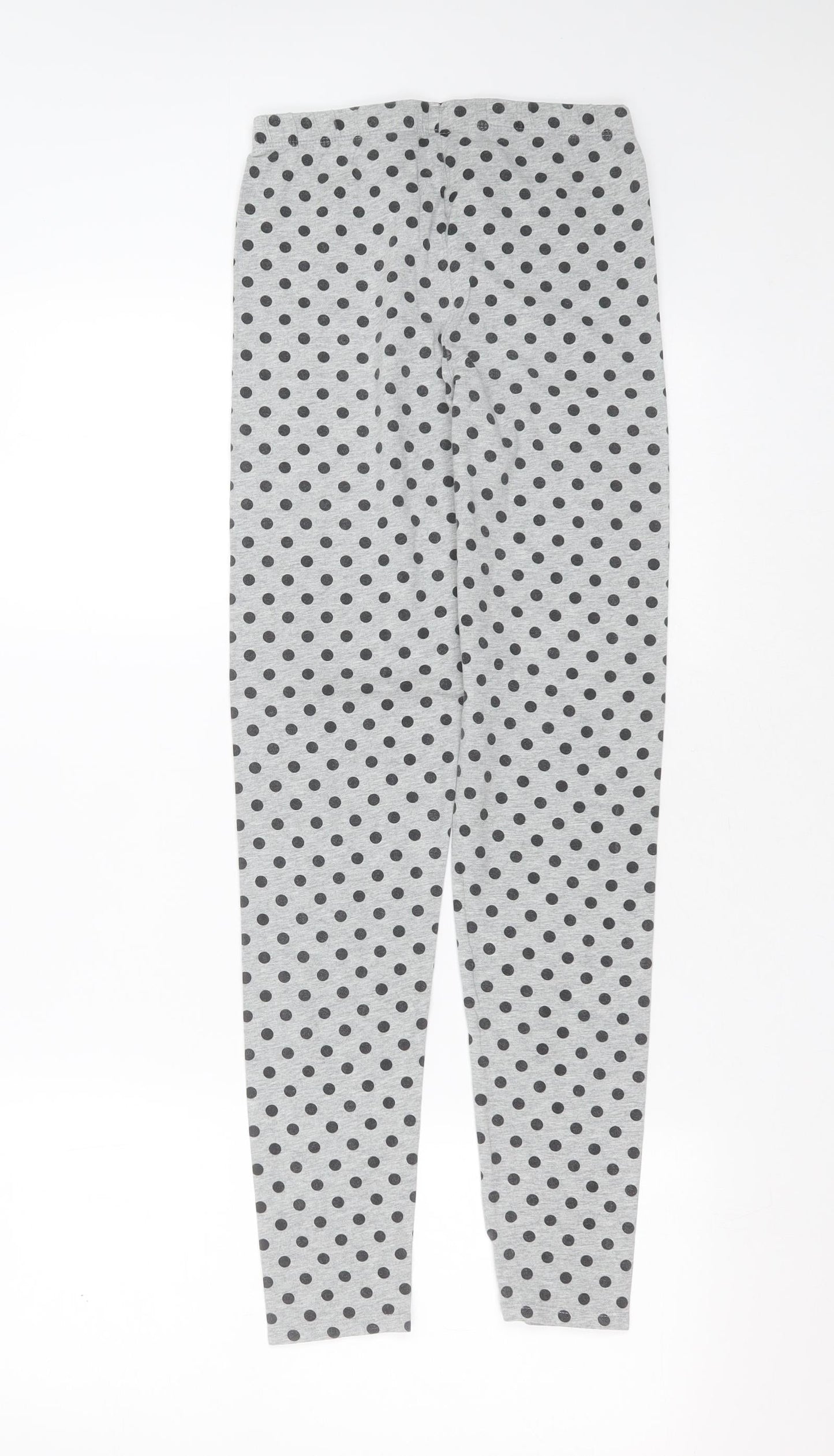 GapKids Girls Grey Polka Dot Cotton Carrot Trousers Size 14-15 Years  Extra-Slim  - leggings