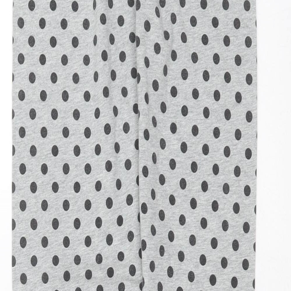 GapKids Girls Grey Polka Dot Cotton Carrot Trousers Size 14-15 Years  Extra-Slim  - leggings