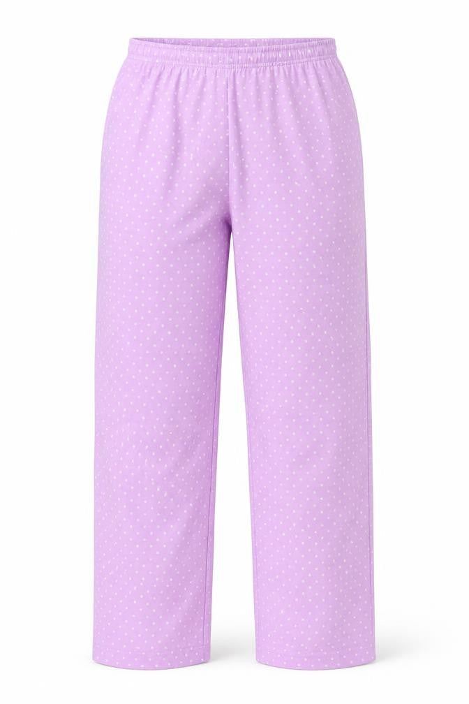TU Girls Purple Spotted Cotton  Pyjama Pants Size 9-10 Years