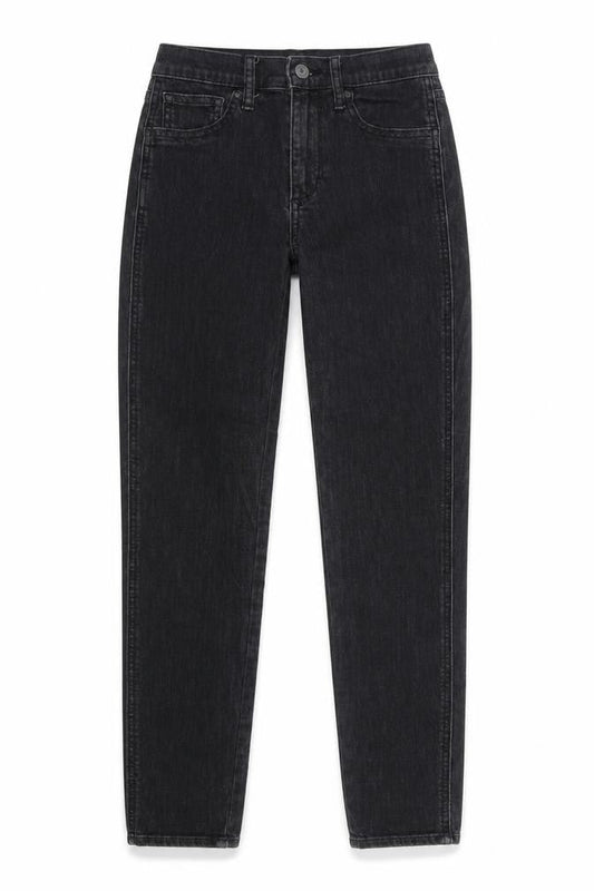 Gap Womens Black  Cotton Skinny Jeans Size 26 L29 in Regular Button