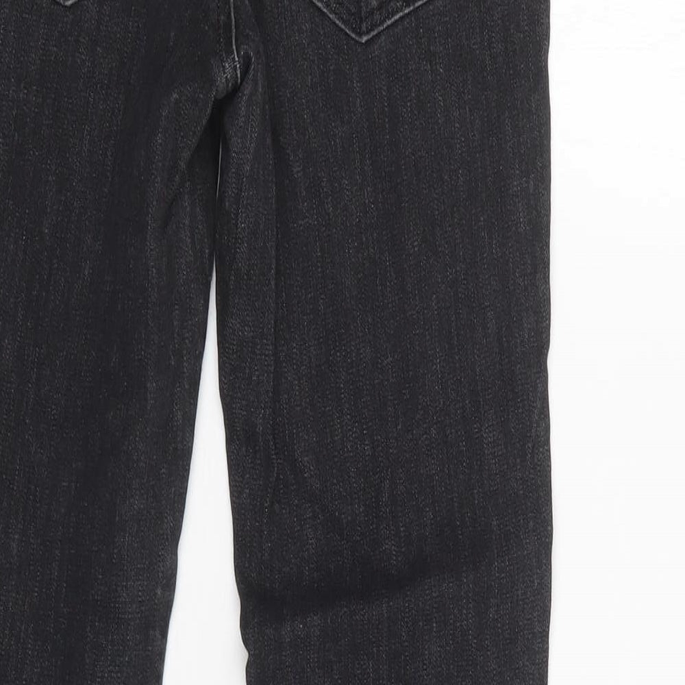 Gap Womens Black  Cotton Skinny Jeans Size 26 L29 in Regular Button