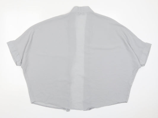 Boohoo Womens Grey   Jacket  Size M
