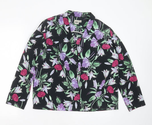 ASOS Womens Black Floral  Jacket  Size 10
