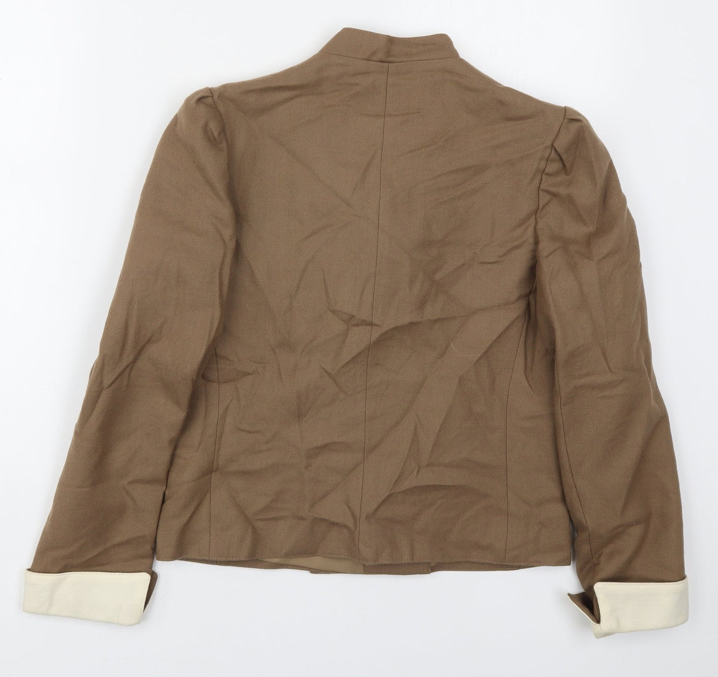 Premier Collection Womens Brown   Jacket  Size 10  Button