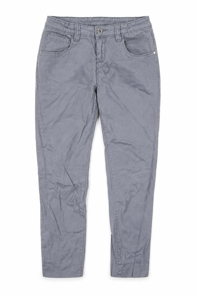 Denim Co Girls Grey  Cotton Skinny Jeans Size 12-13 Years  Regular Button