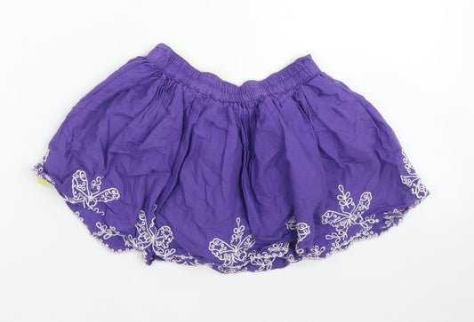 Mini LCub Girls Purple  Cotton Tutu Skirt Size 3-4 Years  Regular
