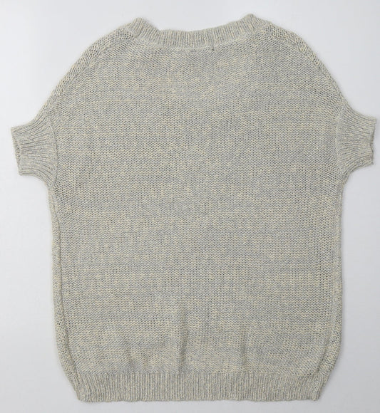 George Womens Beige  Cotton Pullover Sweatshirt Size 10  Pullover
