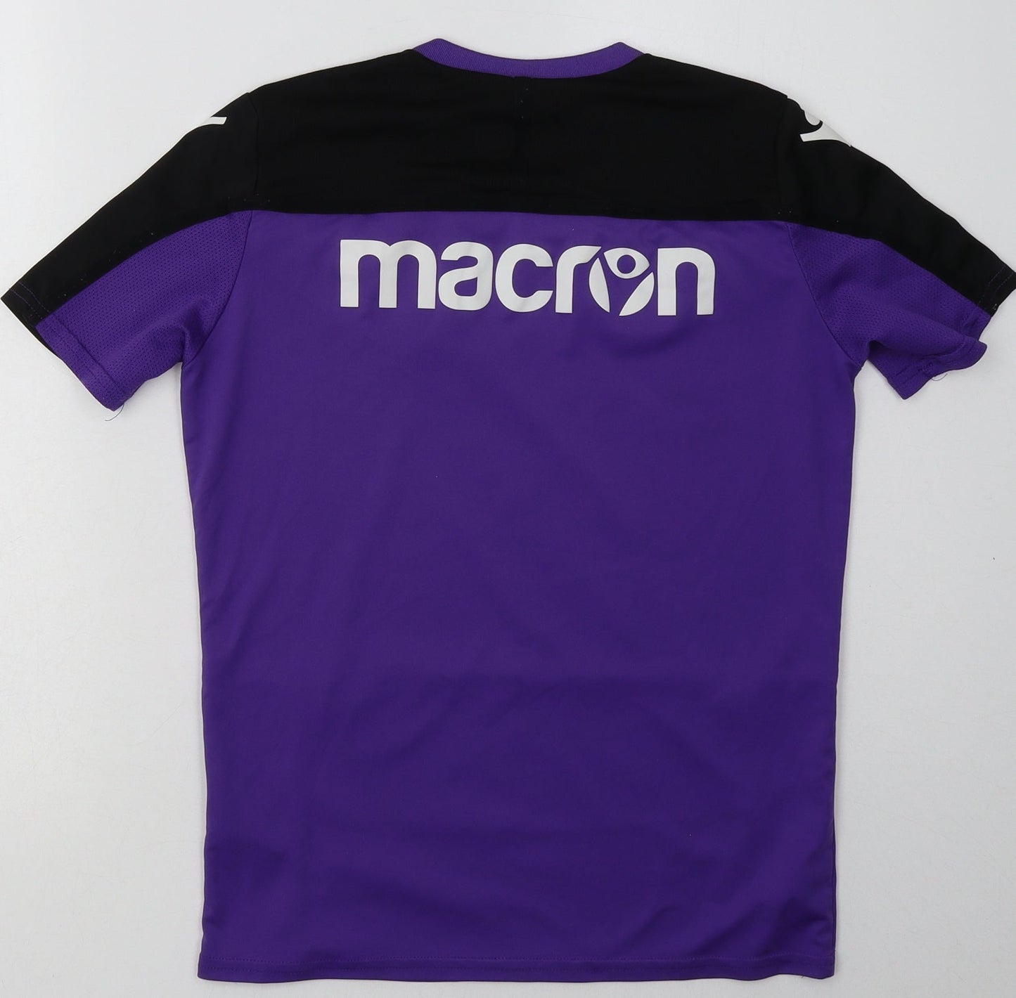 Macron Womens Purple  Polyester Basic T-Shirt Size XS Crew Neck Pullover - Stoke City