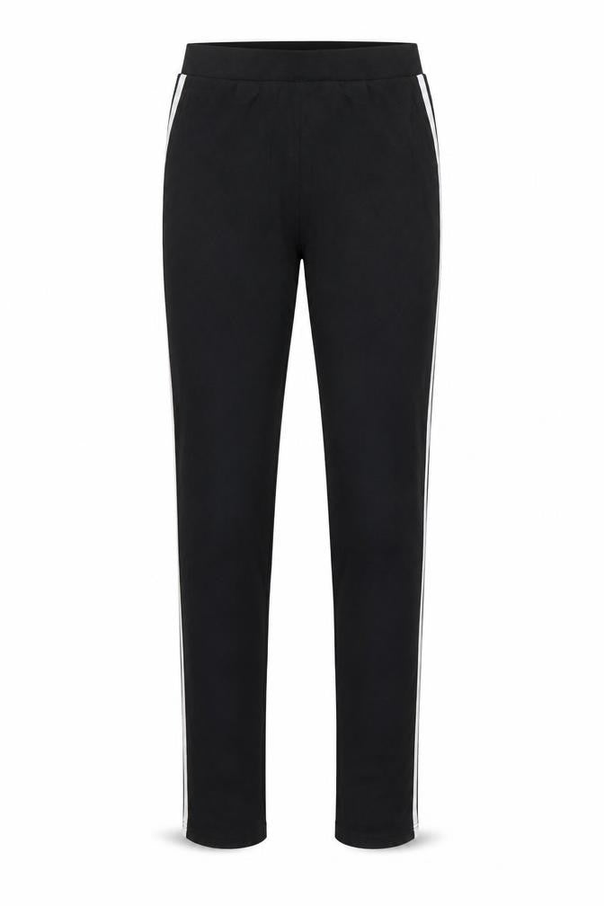 Boohoo Womens Black Striped Cotton Jegging Leggings Size 8 L28 in