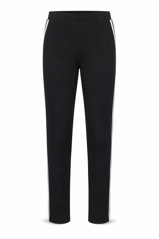 Boohoo Womens Black Striped Cotton Jegging Leggings Size 8 L28 in