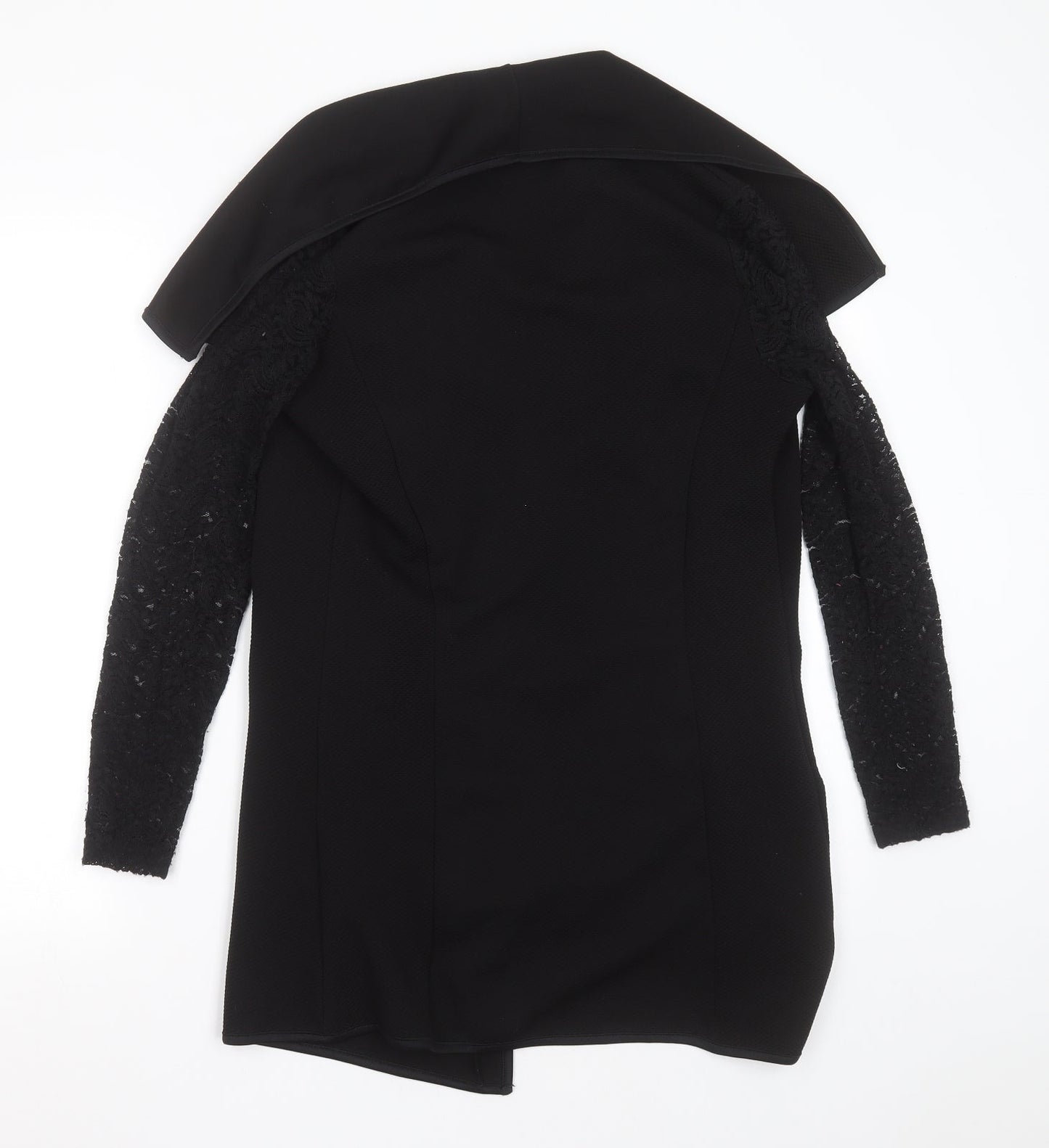 BLUE VANILLA Womens Black   Jacket  Size S   - lace sleeve