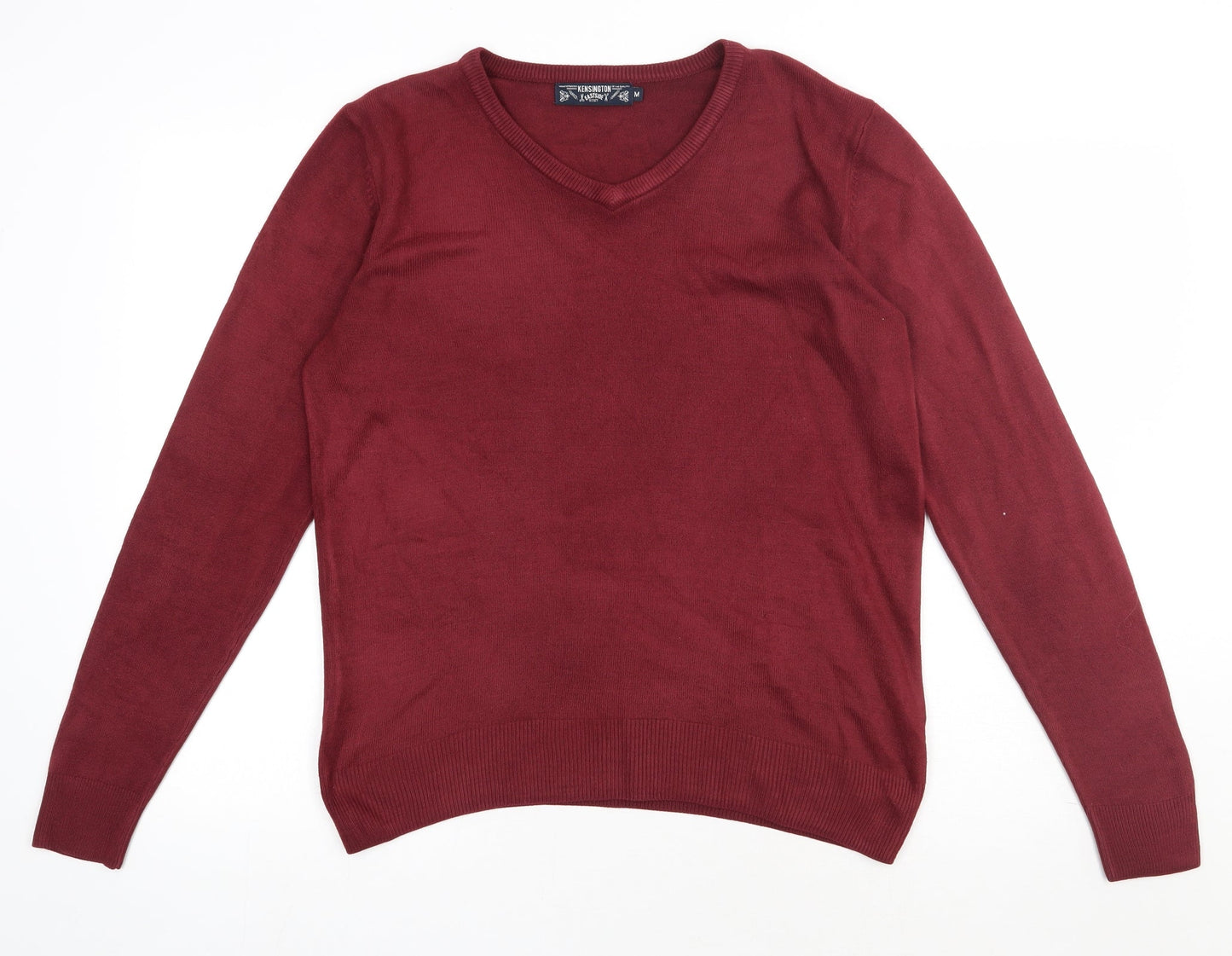 Kensington Mens Red  Acrylic Pullover Sweatshirt Size M